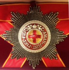 Звезда ордена Святой Анны бриллиантовой огранки (гранёная)