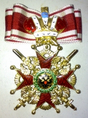 Крест ордена Святого Станислава 1 ст. для иноверцев (с мечами,с короной)
