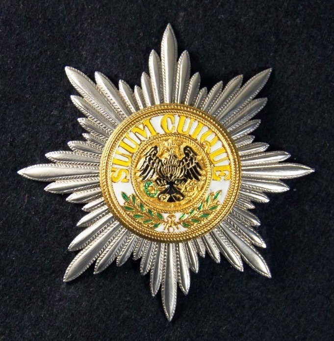 Звезда Ордена Чёрного Орла (Пруссия) (Лучевая)