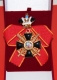 Крест ордена Святой Анны 1 ст. (с мечами, с короной, чёрной эмали)