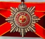Звезда ордена Святой Анны (с короной, с хрусталем и жемчугом)